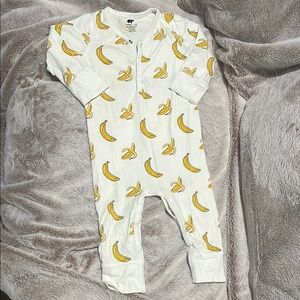 Monica and Andy - Banana Print 12-18 Month Onesie